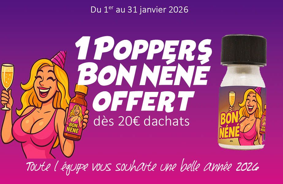 Poppers collector dès 20€ d'achats